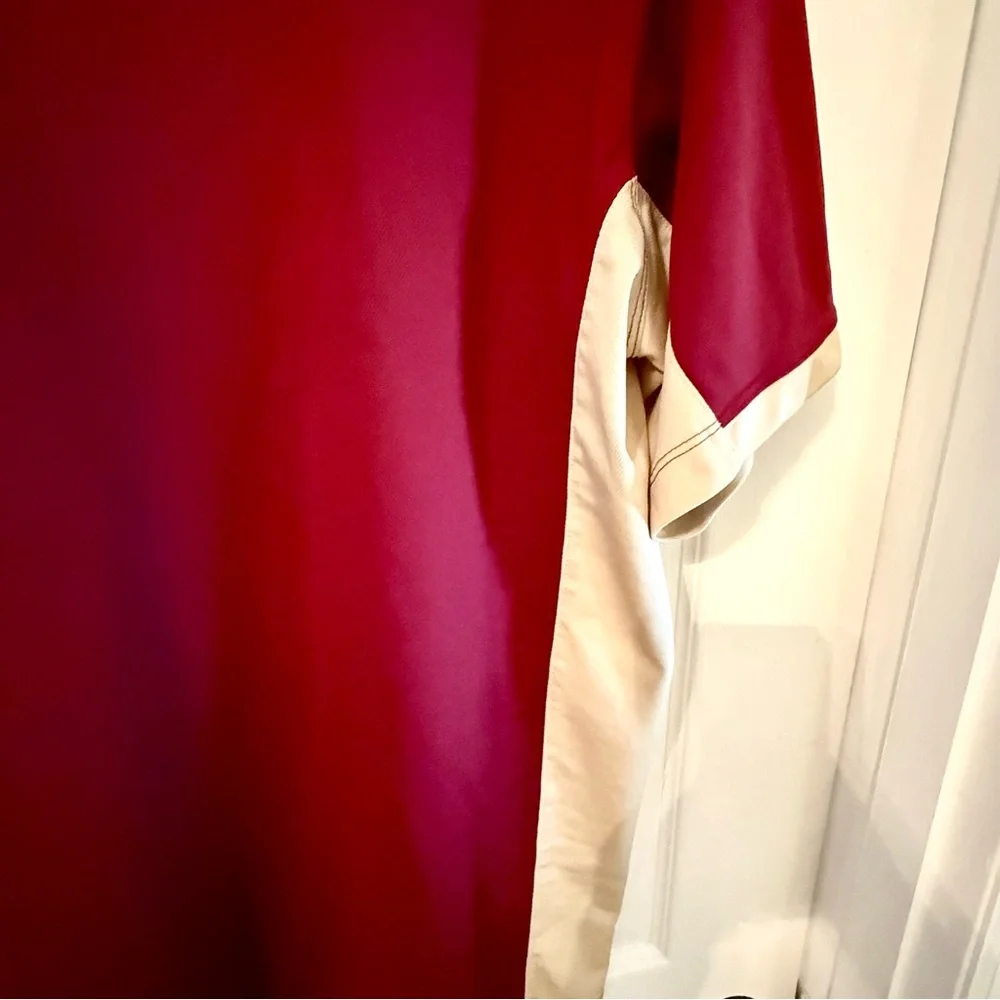 Nike FSU Red and‎ Cream Dri-Fit Polo